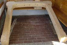 Fichtenholzstock aus 100 j�hriger Fichte