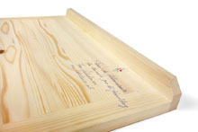 Exklusives Nudelbrett aus Tannenholz