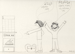 Wir singen gemeinsam den Chickensong!