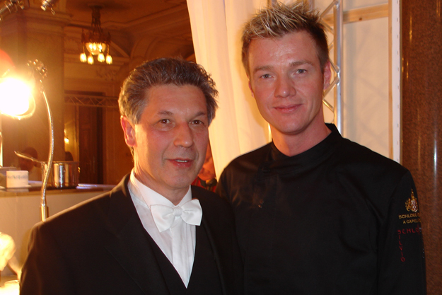 Silvio Nickol (K�chenchef Schloss Velden ) und Ernst Kohnhauser