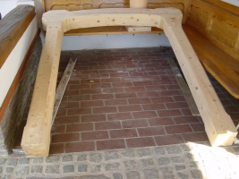 Fichtenholzstock aus 100 jhriger Fichte